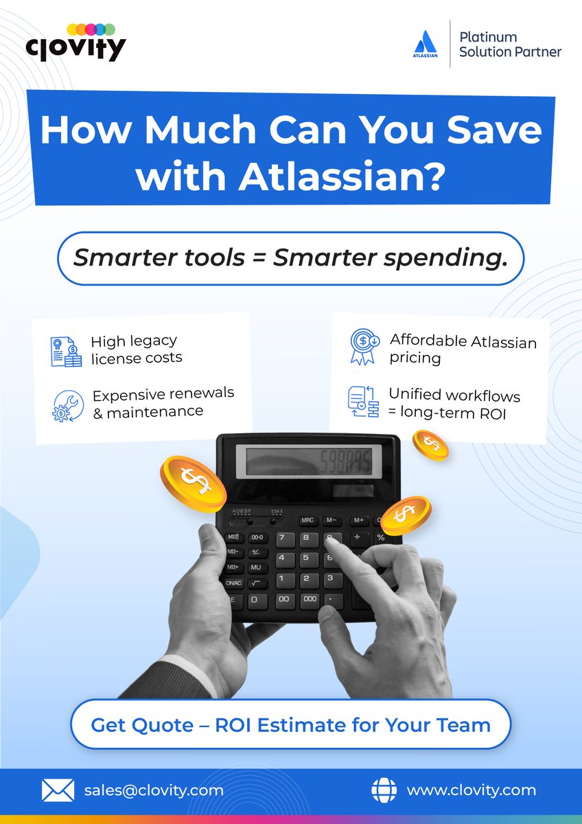 Agencies saved 30% of their IT budgets in FY25 with Clovity’s Jira migration 🚀  

✅40% faster service delivery after moving off Cherwell/Remedy 
✅50% faster compliance with Confluence 
✅25–40% productivity boost with automation + AI apps  Will you unlock the same savings?