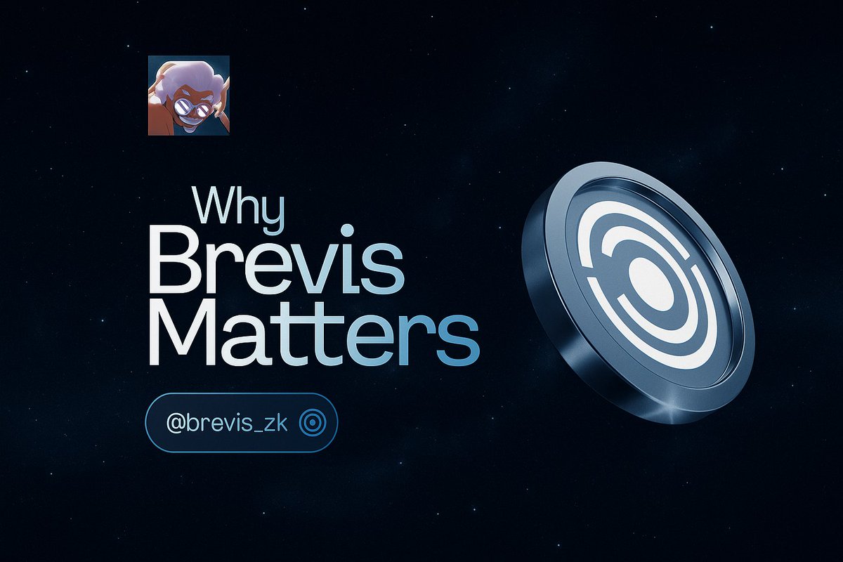 Blockchains are powerful, but they’ve always had limits slow, expensive, and blind to historical data.

That’s why I’m bullish on <a href="/brevis_zk/">Brevis</a>. It’s not just another ZK project it’s a ZK coprocessor giving smart contracts a brain. 

Here’s why it matters:

-Faster &amp; Cheaper →