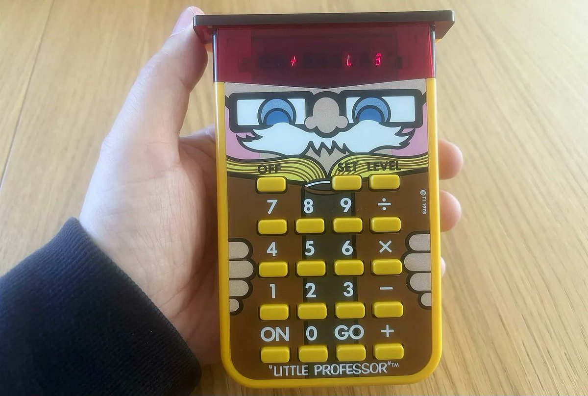 [1979] Who remembers their childhood Little Professor reverse calculator? medium.com/p/1979-who-rem… #Technology
#Retro
#Nostalgia
#GenX 
#1970s