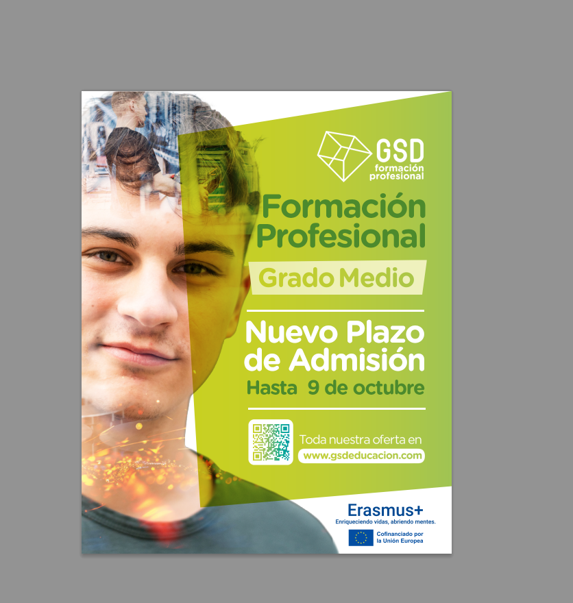 gredossandiego's tweet photo. El plazo de admisión para FP Grado Medio Concertado se ha ampliado, tienes hasta el 9 de octubre📚✨
¡ No pierdas la oportunidad de formarte y crecer!.
Aún estás a tiempo para matricularte

👉https://t.co/O6jIcbMc06

#gsdeducacion #erasmus+ https://t.co/ASqknEDQQz