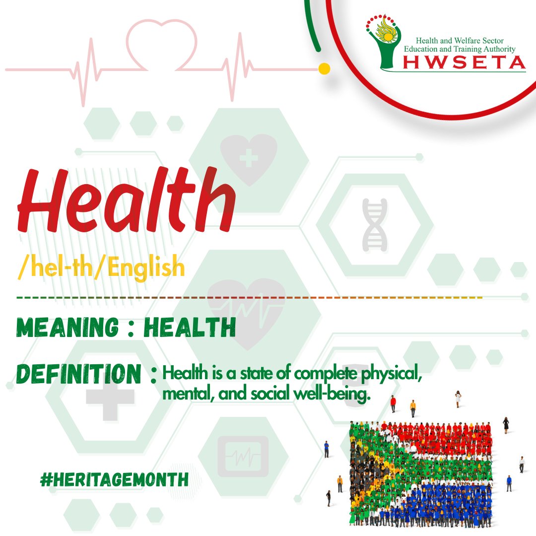 From ‘impilo’ to ‘bophelo’ to ‘health’, every language reminds us of the shared truth that our wellbeing is priceless. 🌿
This Heritage Month, HWSETA honours the shared value of health in every community.
#HeritageMonth #Health #HWSETACares