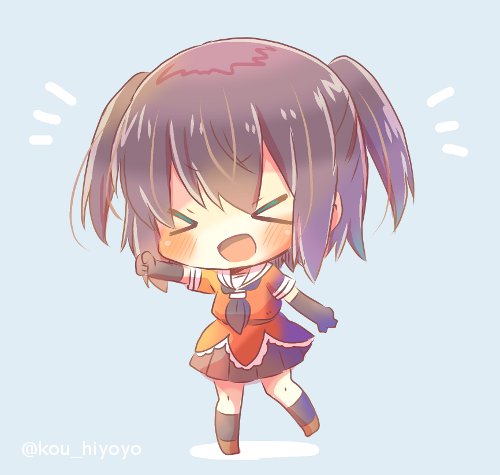 川内(艦これ) 「川内、進水日おめでとう! #艦これ #川内 #川内進水日 #川内生誕祭」|ヒヨヨ@skeb募集中のイラスト