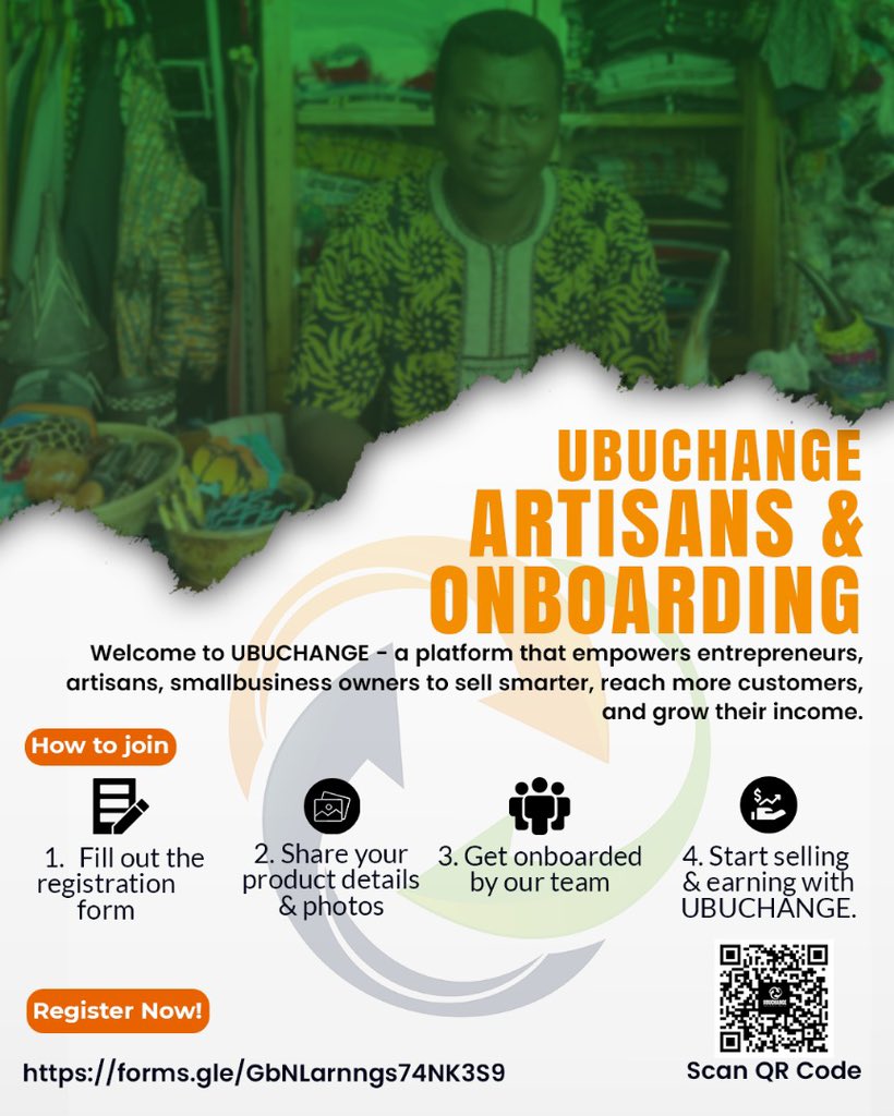 ubuchange's tweet photo. Calling all artisans &amp; artists in refugee communities!

UBUCHANGE Market + Amahoro Coalition bring you market linkages starting from Uganda → East Africa → International.

Grow your sales. Promote your art. Build your brand.

👉 Apply here: https://t.co/SY8OdapVQc

#RefugeeArt https://t.co/AizUSTZ5ux