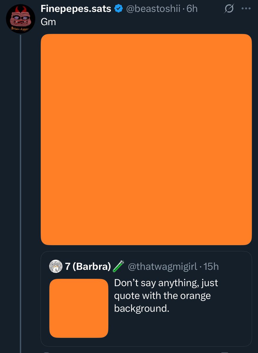 block9ine's tweet image. I see Pristine punk 🟧