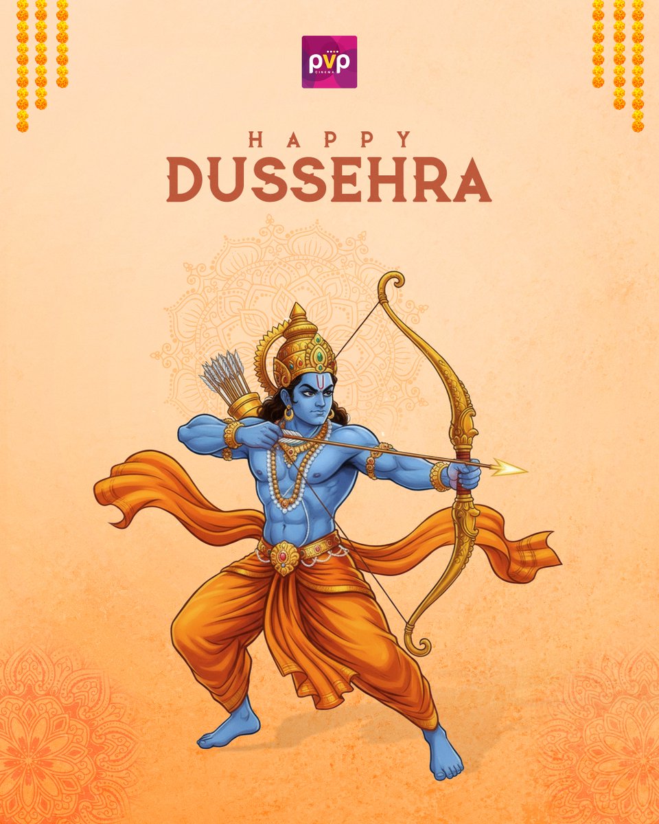 Let’s celebrate the power of truth and the spirit of victory this Dussehra.

Wishing everyone happiness &amp; prosperity✨

#Dussehra2025 #VijayaDashami