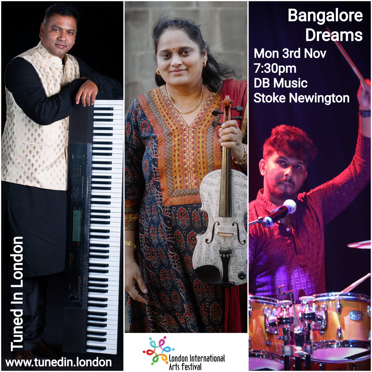 TunedInLDN's tweet photo. Our latest NEWSLETTER is out - check out our Autumn Season: this Fri 3rd October "sitarist to the stars" @baluji1 + more Indian (@violinjyotsna), Spanish &amp; Klezmer (@hopskotshne) to come + we share pics from our 4th July gig and trip to @RadfordMillFarm https://t.co/QJT61GkbHs https://t.co/Exd171oUWo