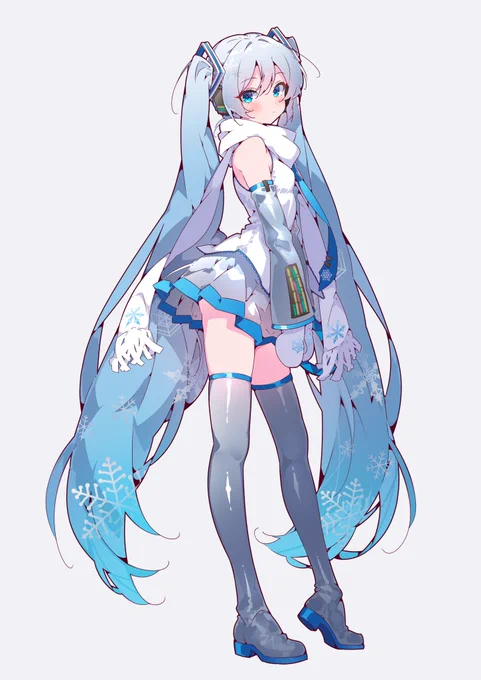 雪ミク #グッスマイラコン12雪ミク #グッスマイラコン