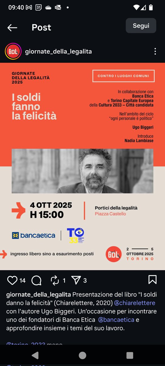 Ugo Biggeri tweet media