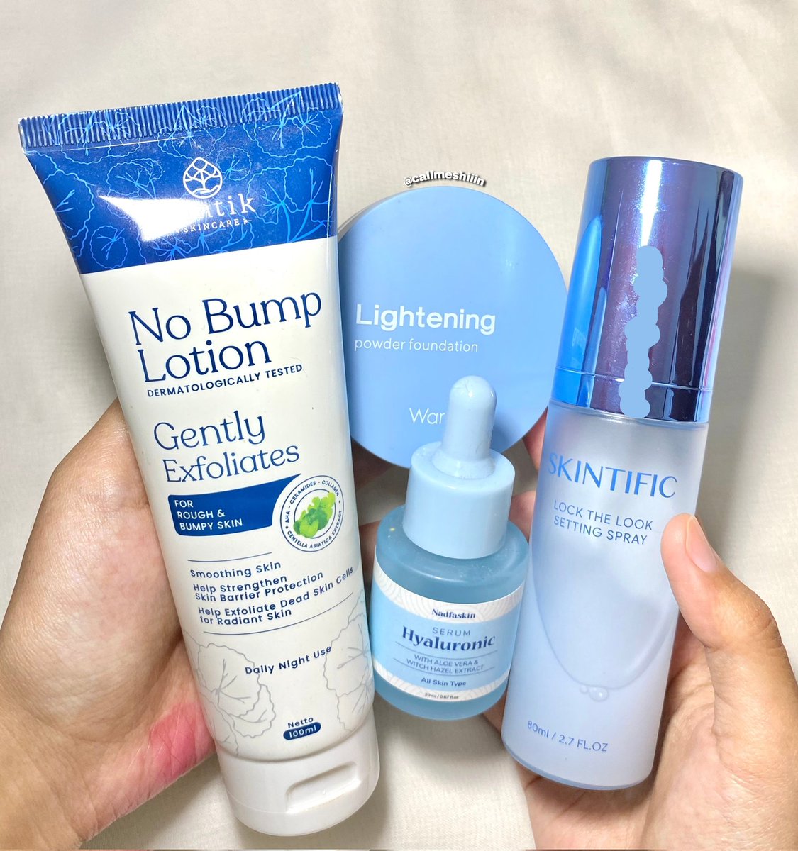 kalau disuruh milih barang apa yang ngasih perubahan dikulit sama bikin hasil makeup cakep, I choose THEM💯

blue edition🦋