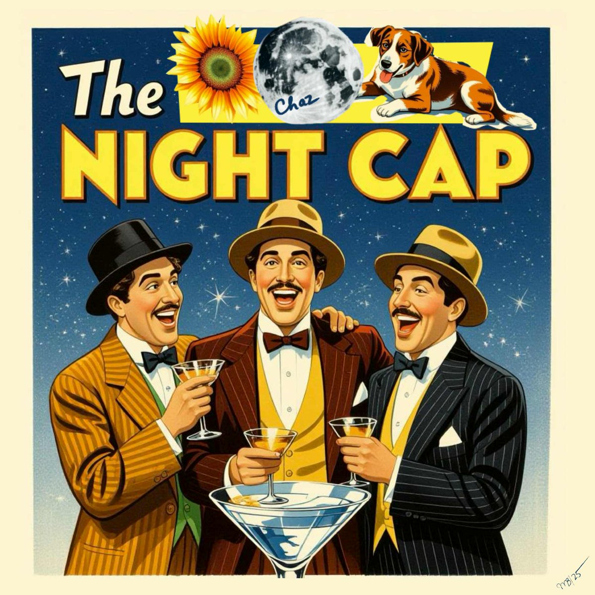 MotherBear_eth's tweet photo. Welcome ladies and germs to #TheNightcap hosted by @Chazwesley99 and friends. it is a very sweet space to not only share your art but what's going on in your life! Check it out but beware when Chaz , @EddieLee21_ and @Rustdawg73 get on the loose ! Love to all, Momma https://t.co/VWlN5zbhBL