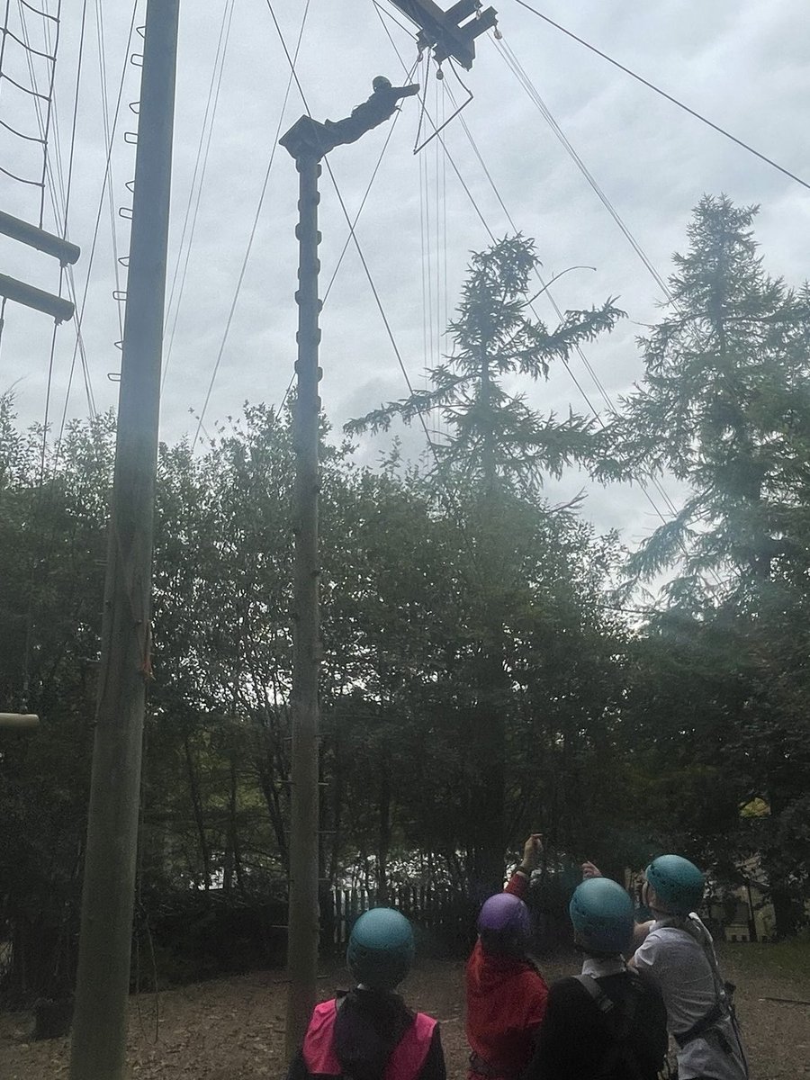 ap_whitley's tweet image. KS3 &amp;amp;KS4 pupils had a great reward trip to Bradley Woods last Friday, a few even completed the Leap of Faith. ⁦@ImpactMAT⁩