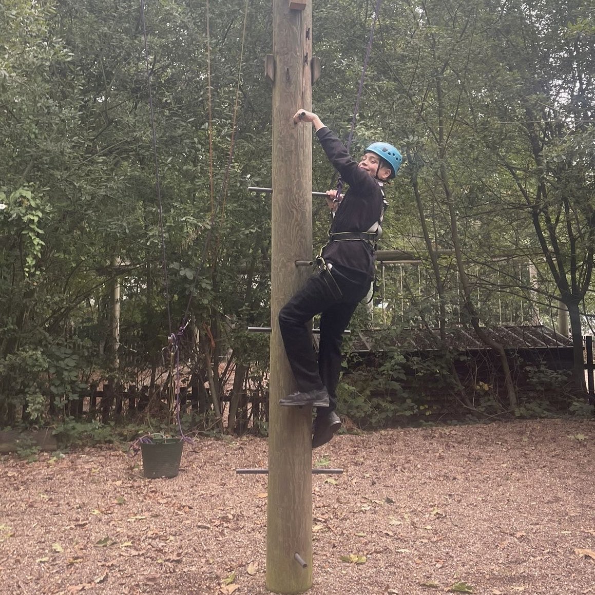ap_whitley's tweet image. KS3 &amp;amp;KS4 pupils had a great reward trip to Bradley Woods last Friday, a few even completed the Leap of Faith. ⁦@ImpactMAT⁩