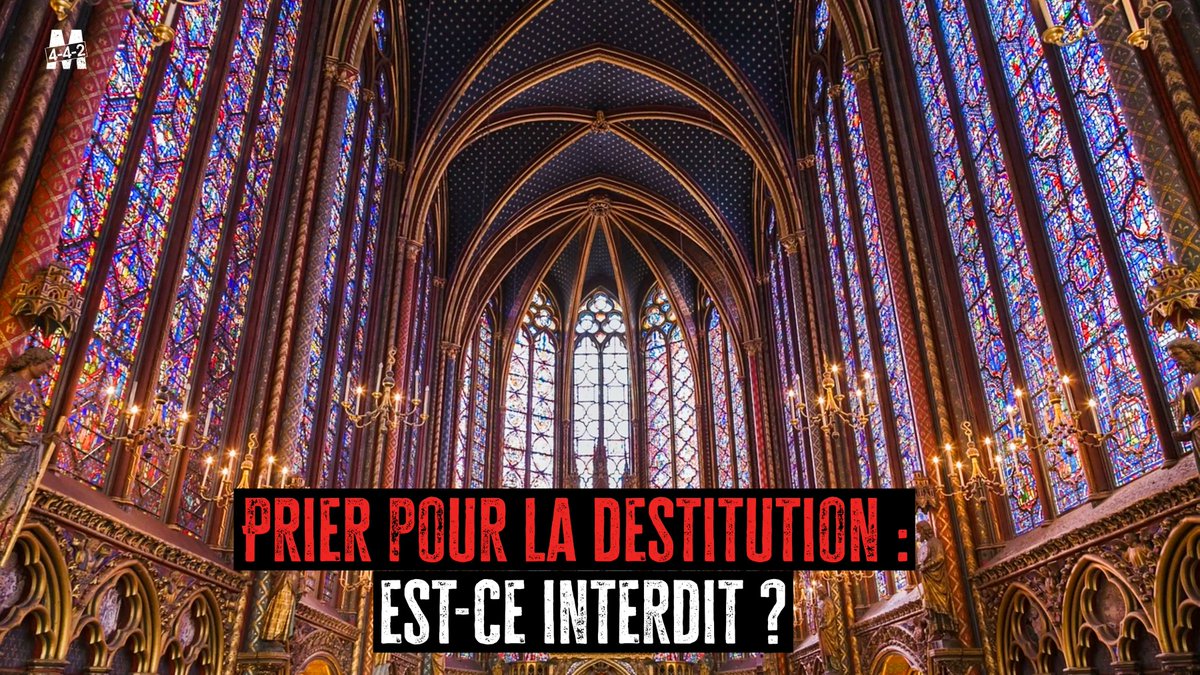 LeMediaEn442's tweet photo. Sainte-Chapelle : Une prière pour la destitution de Macron tourne à l'expulsion policière 
https://t.co/wVhcX5i2E7 

Les forces de l’ordre ont fait irruption dans la Sainte-Chapelle pour  mettre un terme à une prière collective appelant à la destitution de  notre cher président.

@David_vanH @OffLalanne @LDCNewsagency
