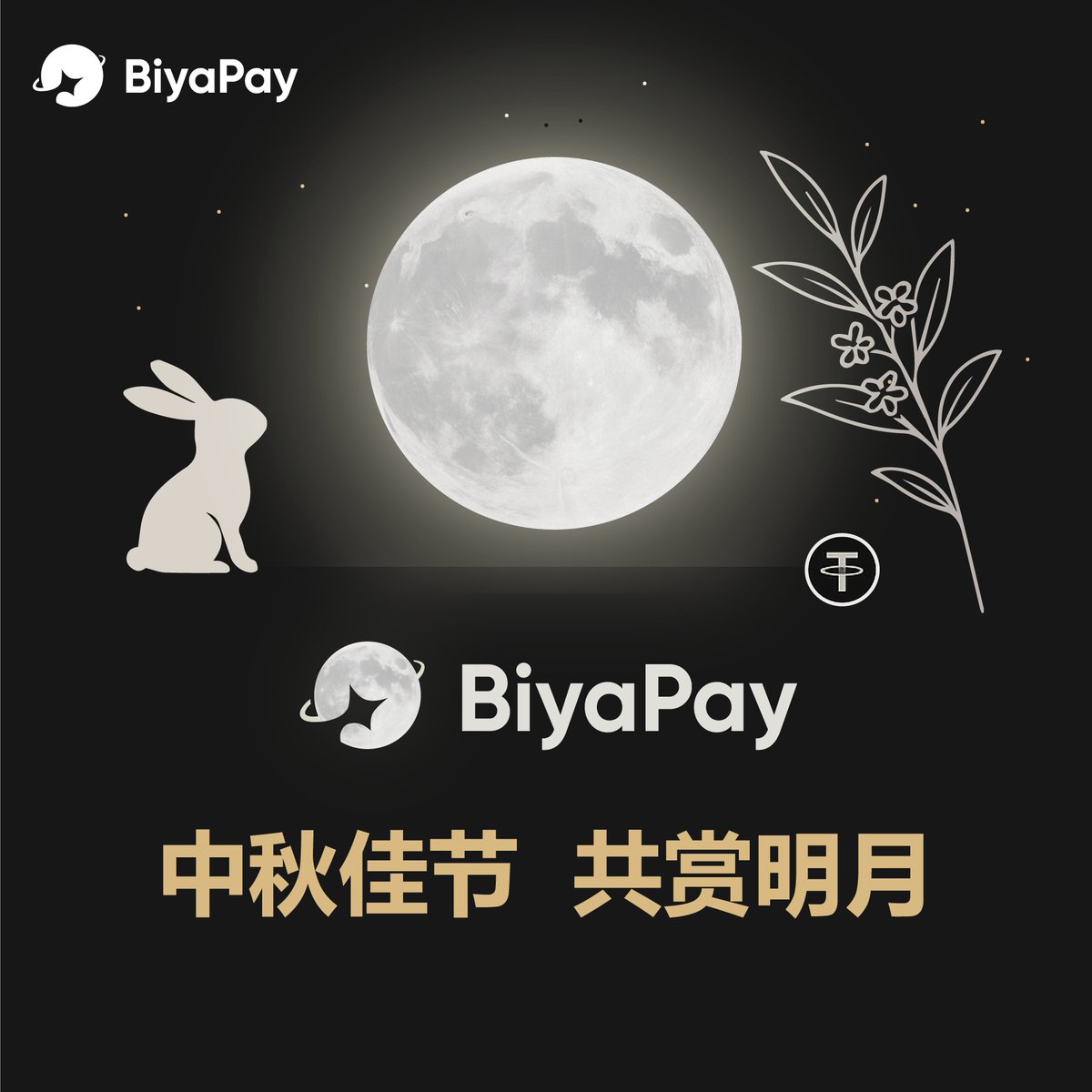 BIYAPAYOFFICIAL's tweet image. 🌺 中秋佳节 共赏明月🌕

#BiyaPay 祝大家中秋节快乐！