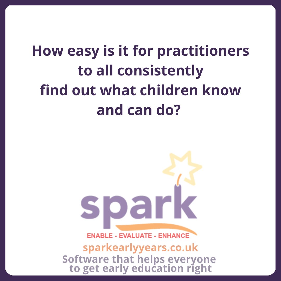 sparkearlyyears's tweet image. 🔍 Explore how to achieve this at sparkearlyyears.co.uk #EarlyYearsEducation #EYFSSupport #sparklearning #ChildDevelopment #PractitionerTools #EarlyYearsPlanning #LearningJourney #EnableEvalutate #ParentEngagement #BrainDevelopment #NurserySoftware #QualityEYFS #sparkearlyyears