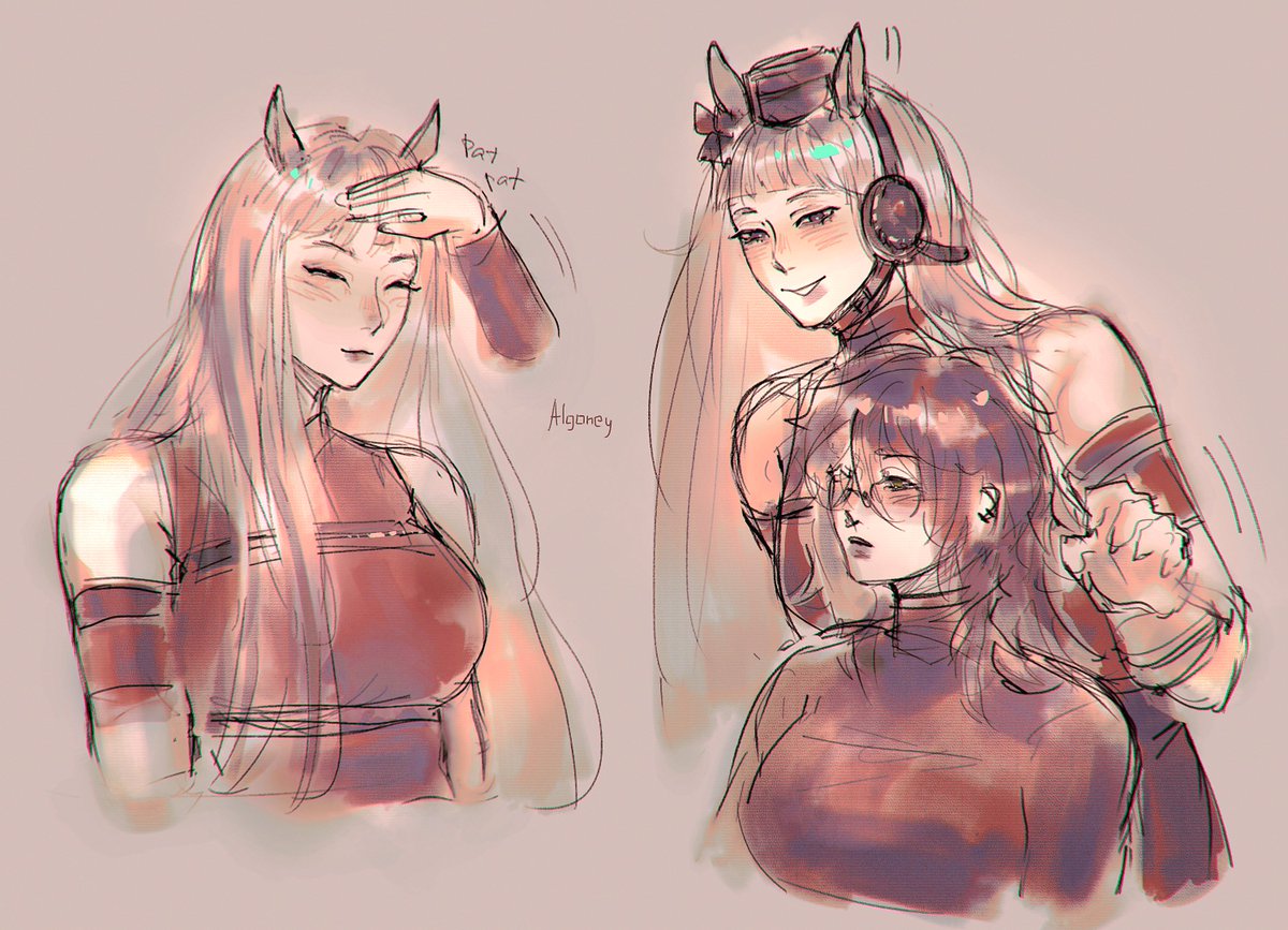 I love her sm I want to bite myself 
#umamusume 🐎