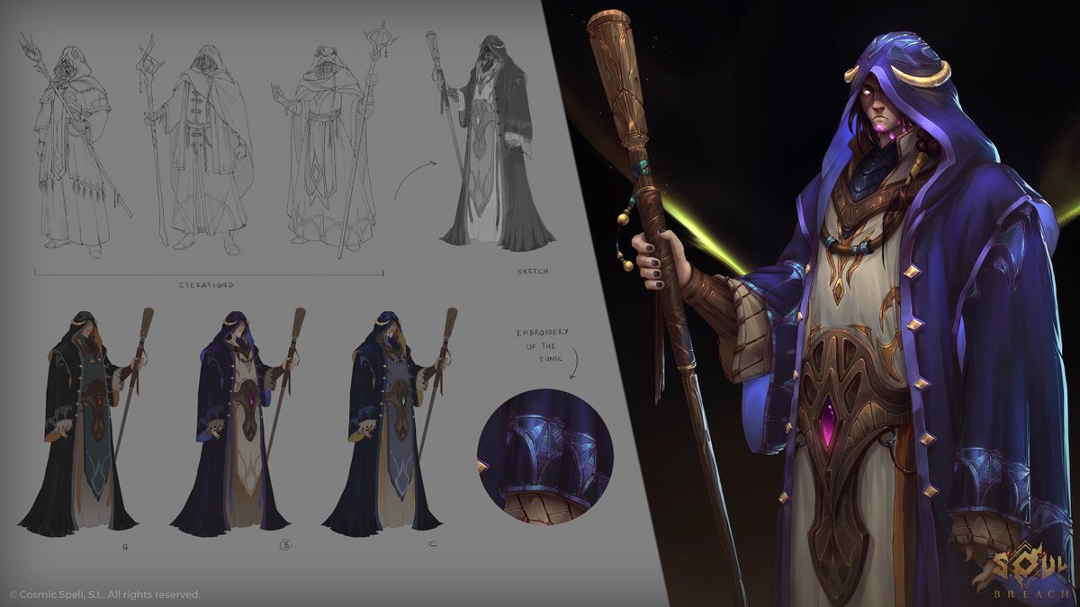 Soul_Breach's tweet photo. 🌌 The Anointed of the Faerel ✨

Aurelith, one of the Order’s revered guardians, carries the weight of ages in his gaze.
From sketches and woven details to the final form, his essence takes shape as the living will of the Council.📜 

#SoulBreach #RPG #ModelSheet #gamedev https://t.co/QZ3DSKbpPd