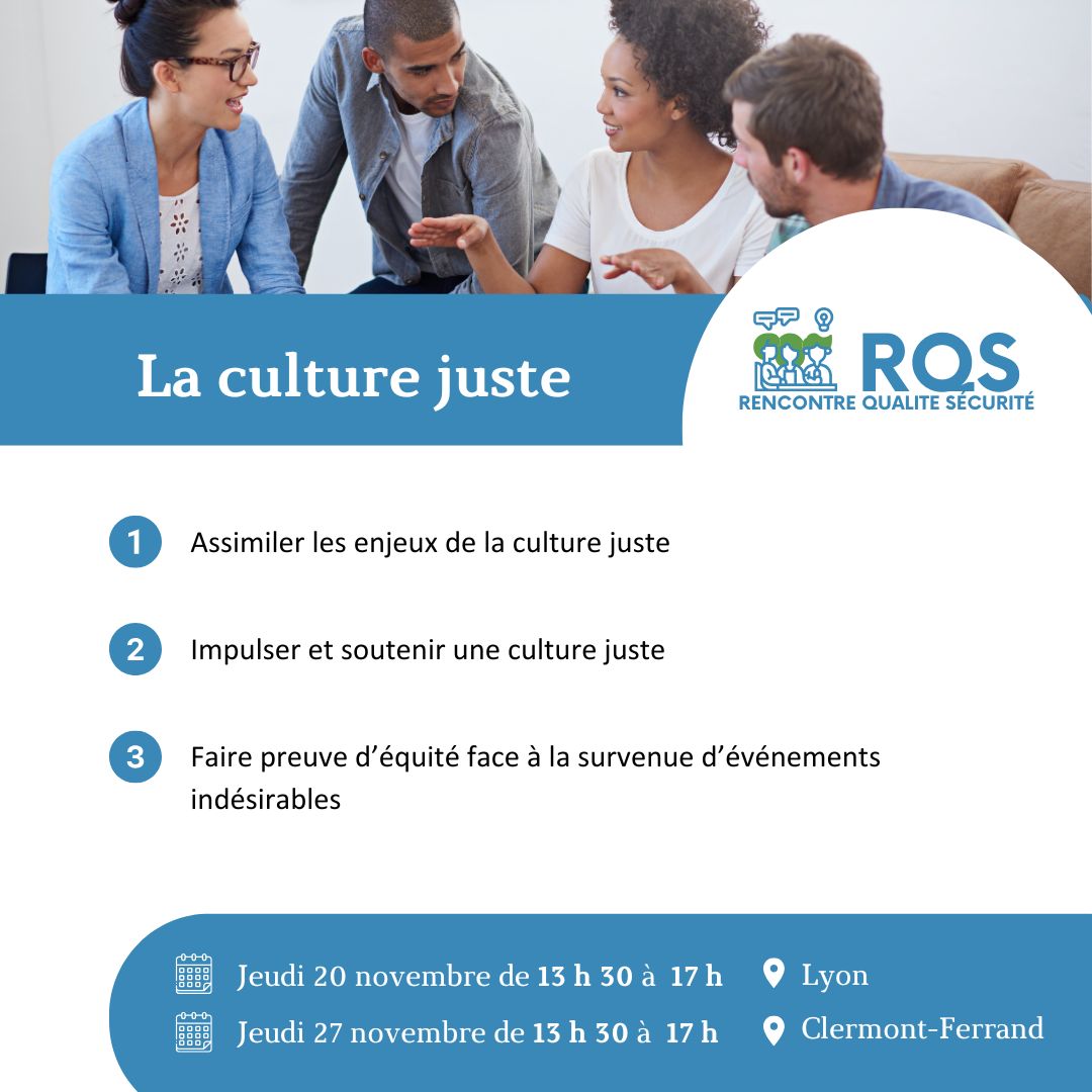📢 𝗣𝗿𝗼𝗰𝗵𝗮𝗶𝗻𝗲 𝗥𝗤𝗦 : « La culture juste »
📅 20 et 27 novembre 2025
🕘 13 h 30 à 17 h

🎯 𝗣𝘂𝗯𝗹𝗶𝗰
➡️ Encadrants
➡️ Top management

📌 𝗜𝗻𝘀𝗰𝗿𝗶𝘃𝗲𝘇-𝘃𝗼𝘂𝘀 → bit.ly/481NVUN

#Ceppraal #ActionsCeppraal