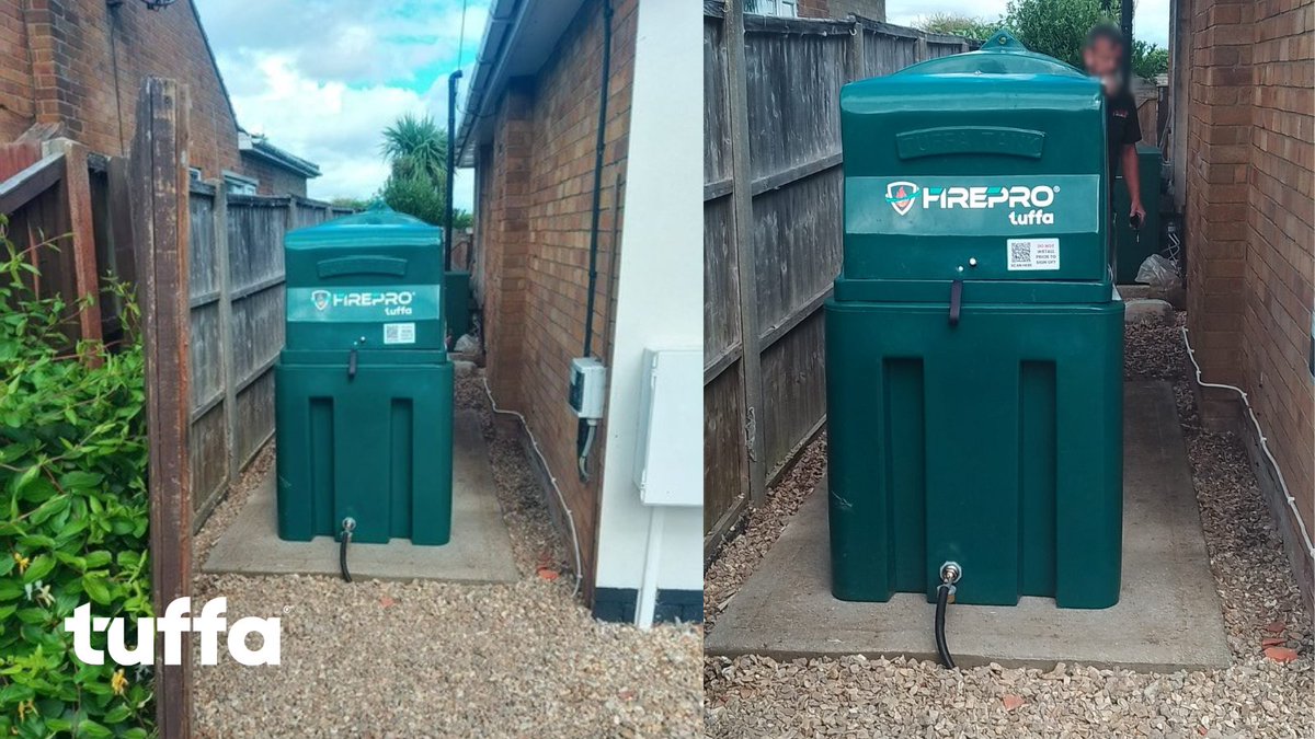 Installed in Lincolnshire by @SOosFuels👏

Our 1150L Plastic FirePro® Oil Tank — a safe, space-saving choice when you need to install closer to buildings.

🔗 ow.ly/nFCz50X3sVT