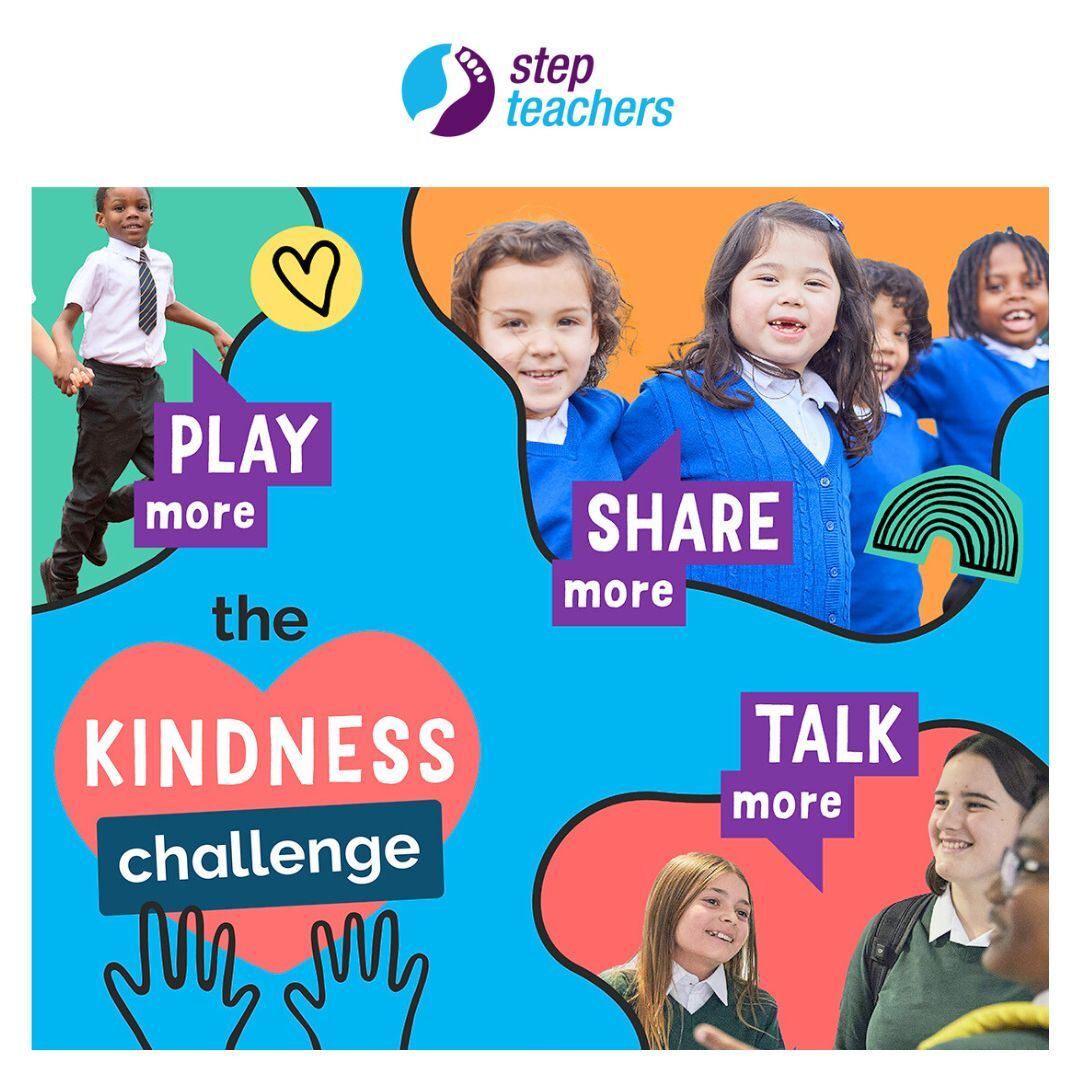 Step_Teachers's tweet image. 💙💜 This week we’re supporting the NSPCC Kindness Challenge! A wonderful initiative that encourages children to spread positivity, care, and respect in their schools and communities 🌟

#NSPCC #KindnessChallenge #StepTeachers