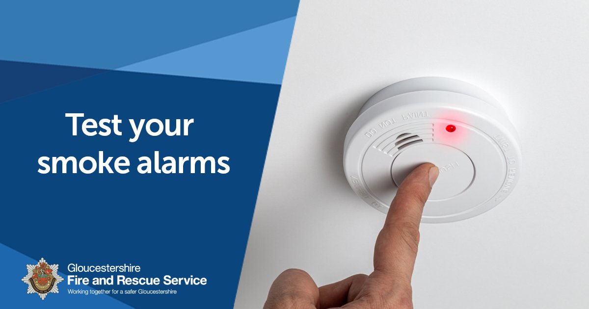 Glosfire's tweet image. Testing your smoke alarm weekly can sometimes slip your mind...

Why not set yourself a reminder so you never forget!🔔

To set up a reminder by email, text or twitter to test your smoke alarm, follow the link in the comments 👇

#TestItTuesday #PressToTest