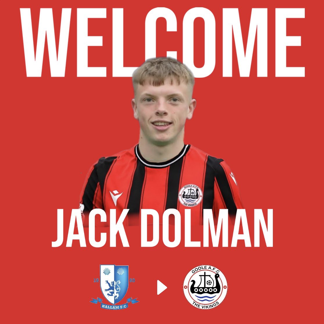 ✍️Dolman is a Viking!

We are delighted to announce the signing of… Jack Dolman! Who joins us on dual registration from Hallam.

The full back is a product of the Chesterfield academy and last season helped Stocksbridge gain promotion to step 3. 

(1/2)