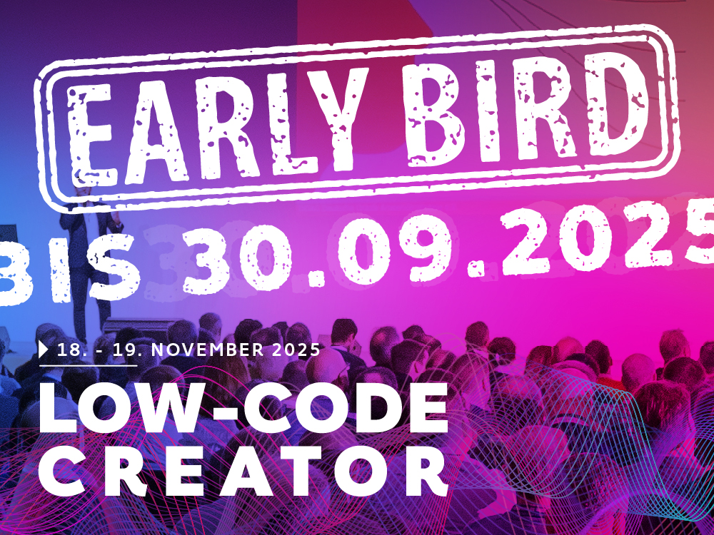 DOAGeV's tweet image. 📣 UPDATE: Low-Code Creator 2025 – nur noch heute bis Mitternacht Early-Bird-Tickets mit einer Gesamtersparnis von 283 EUR sichern 🤩

Wie das geht, erfahrt ihr hier ➡️ scomp.ly/EB283EUR 💶

#LowCodeCreator #NoCode #orclapex #DOAG2025
