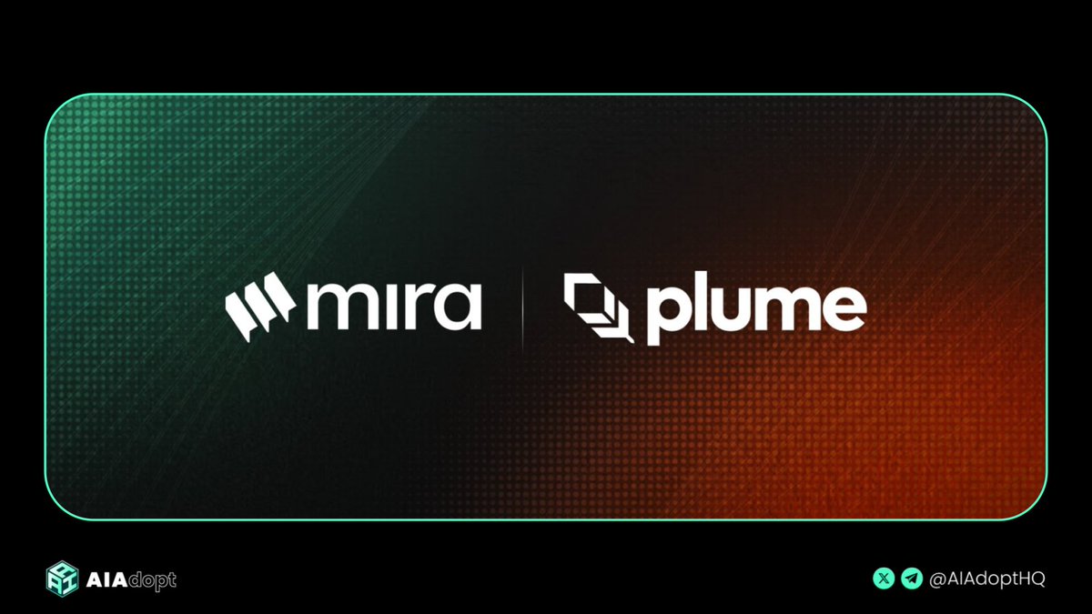 Mira Network and Plume Network partnership logo