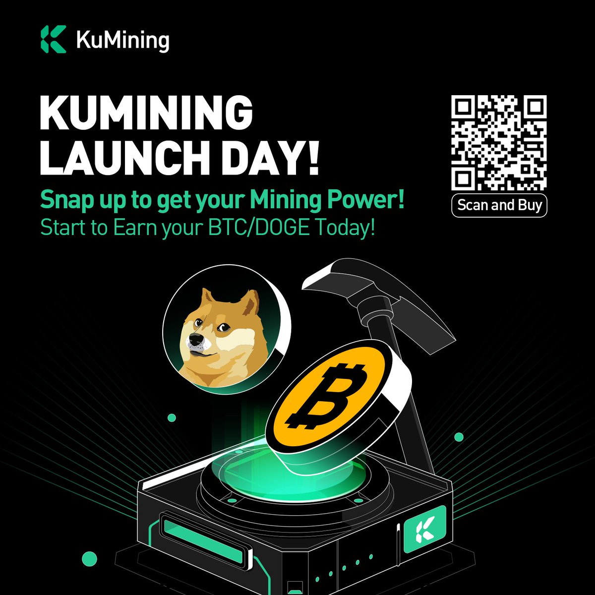 KuMiningCom's tweet photo. 🔥 The 2nd Sale has started!

⛏️KuMining is live right now 
🚀First round sold out fast — don’t miss your chance to grab real hashrate.

👉APP: https://t.co/zxIVnrT79Z
👉Web:https://t.co/5Ze6JnuBcm

#KuMining #TOKEN2049 #BTC #DOGE https://t.co/kXogIbW86P