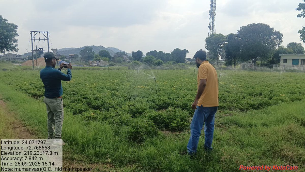 SPMUGuj's tweet photo. Date:  25.09.2025
QCI field verification for DLI#3, DLI#4, and DLI#5 at GPs of Satlsana Block, District  Mehsana.
@AtalJal https://t.co/2Wvbw5fdK8