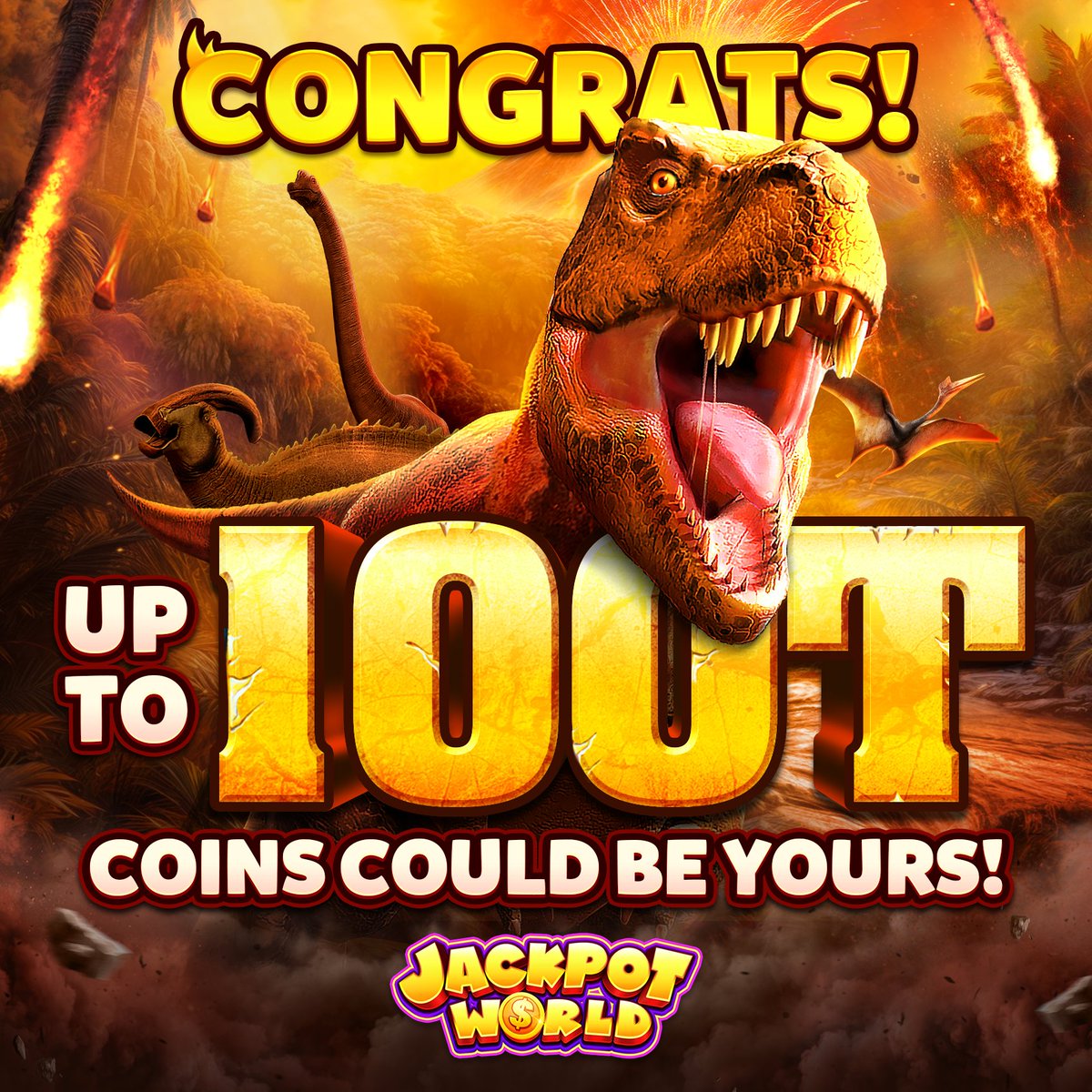 🎁 Extra bonus! jpw.bet/s/bt6cqarz
🎰 𝑾𝑰𝑵 𝑼𝑷 𝑻𝑶 𝟏𝟎𝟎𝑻 𝑪𝑶𝑰𝑵𝑺!
✅ Leave "𝑩𝒆𝒔𝒕 𝑺𝒍𝒐𝒕" with your 🆔! 
✅ Retweet for more chances to win!
🎰 6M coins await! s-jw.com/letspin

#JackpotWorldWin #casino #slots #free #spin