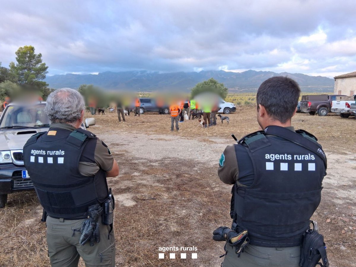 Aquest dissabte vam supervisar un campionat de caça menor a Tivissa (Ribera d'Ebre) per garantir que es compleix la normativa.

📋 Durant la vigilància, vam comprovar la documentació, inspeccionar les armes i munició, i vetllar que es respectessin les zones de seguretat.