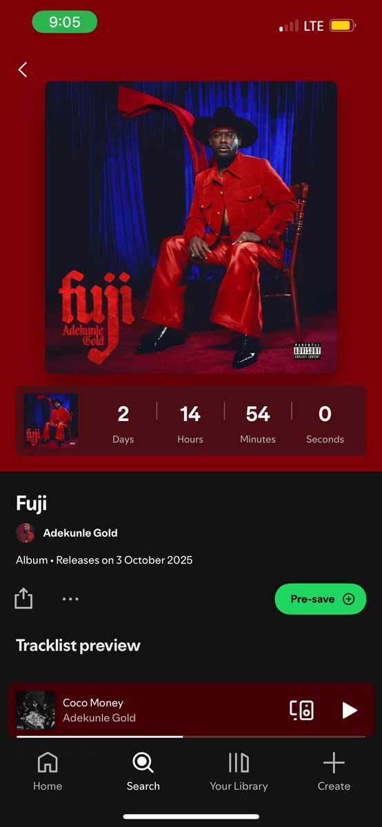 YearTutor's tweet photo. Good morning @adekunleGOLD 

Ready for your Upcoming album which is set to release October 3rd. 

I need A music speaker from you to enjoy quality sound and music of yours, I don’t really need you to send the money …. Just help me wayblill am come. 

Thank u https://t.co/1omkpKugls