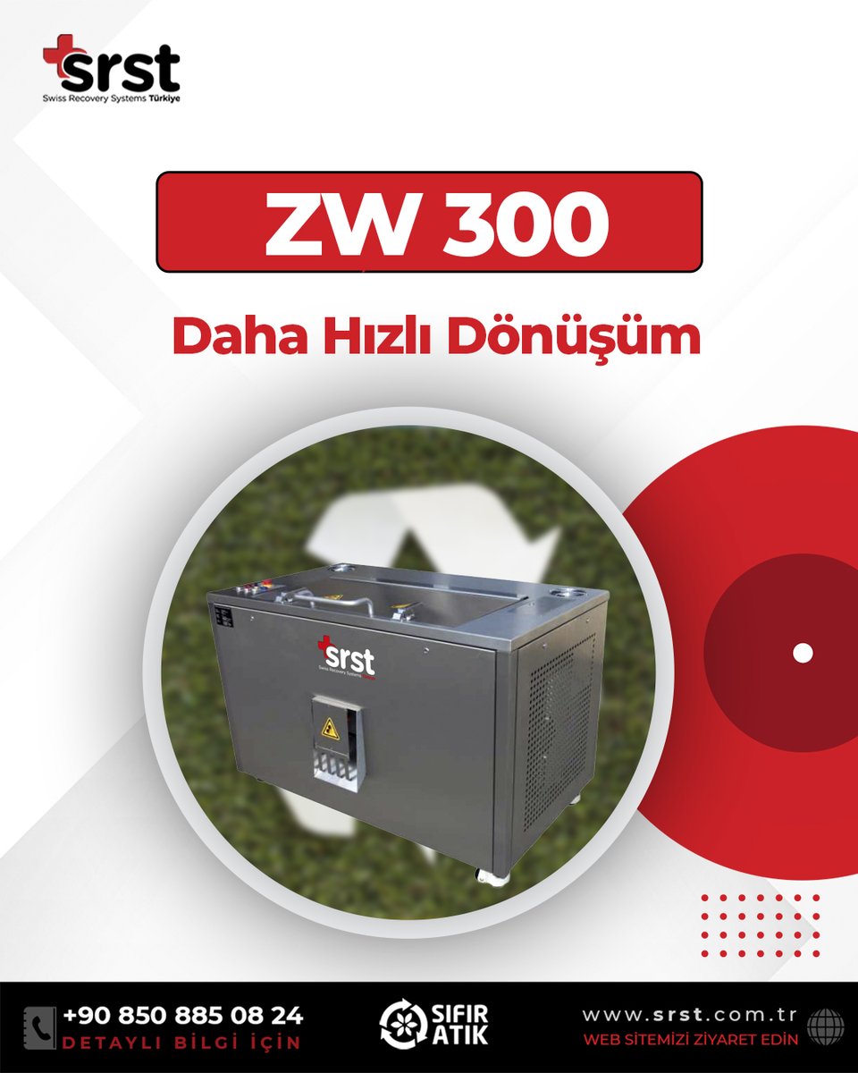 srstmakine's tweet photo. ZW 300 sayesinde, günde 2 çevrimde 300 kg’a kadar atığı hızlı ve etkili bir şekilde dönüştürebilirsiniz.⚙️ https://t.co/HV8aYIoDLE