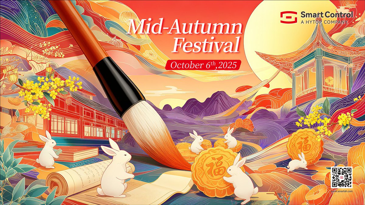 SmartControl_SH's tweet image. Dear all friends,
#MidAutumn Festival is a traditional China festival observed annually to honor the autumn harvest, celebrate the moon's splendour, and commemorate family reunion, #HYTOP extends our warmest #wishes to you all in advance, wish you happy Mid-Autumn Festival!