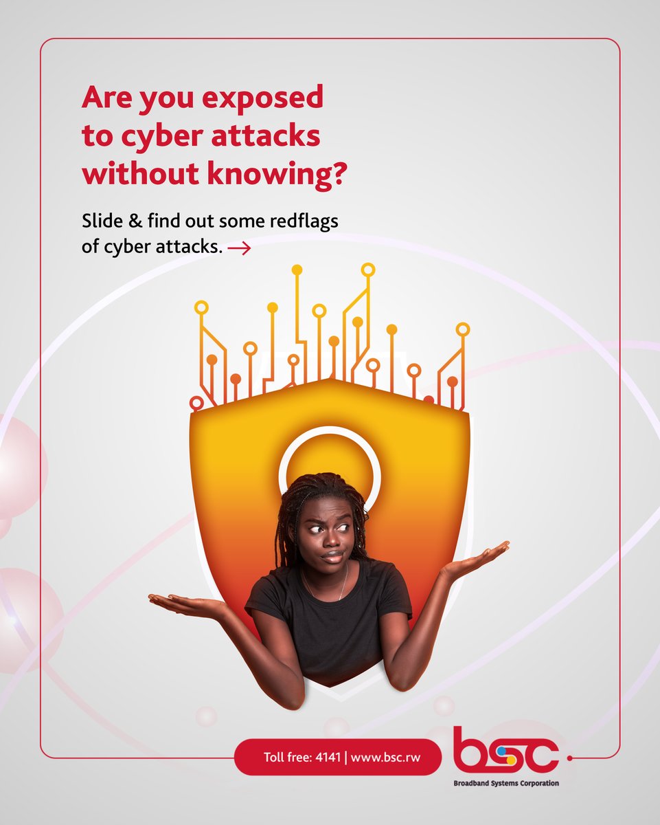 bscrw's tweet image. They say: "Danger doesn’t knock, it sneaks in. "
 Looking around your digital space… have you noticed any of these red flags?

Stay tuned. Something powerful is coming to keep you protected.

#Defenza #CyberAwareness #digitalshield #StaySecure #CyberRedFlags