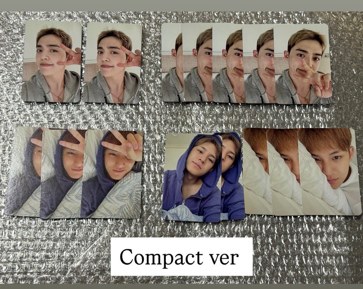 SEVENTEEN セブチ HYPE VIBES CxM ギュチョル

（譲） タワレコ ユニバ TSUTAYA特典
　　 タワレコラキドロ
　　 Compact ver / standard 通常
（求)  全てスンチョル 🍒

郵送で交換可能な方いらっしゃいましたらお気軽にお声がけくださいませ🙇‍♀️

おまとめの方優先◎