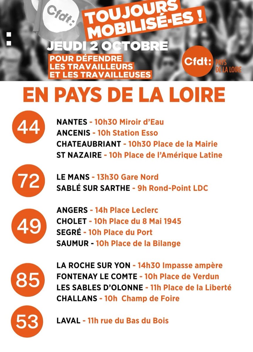 CFDT Sémitan (Transports Agglomération Nantaise) tweet media