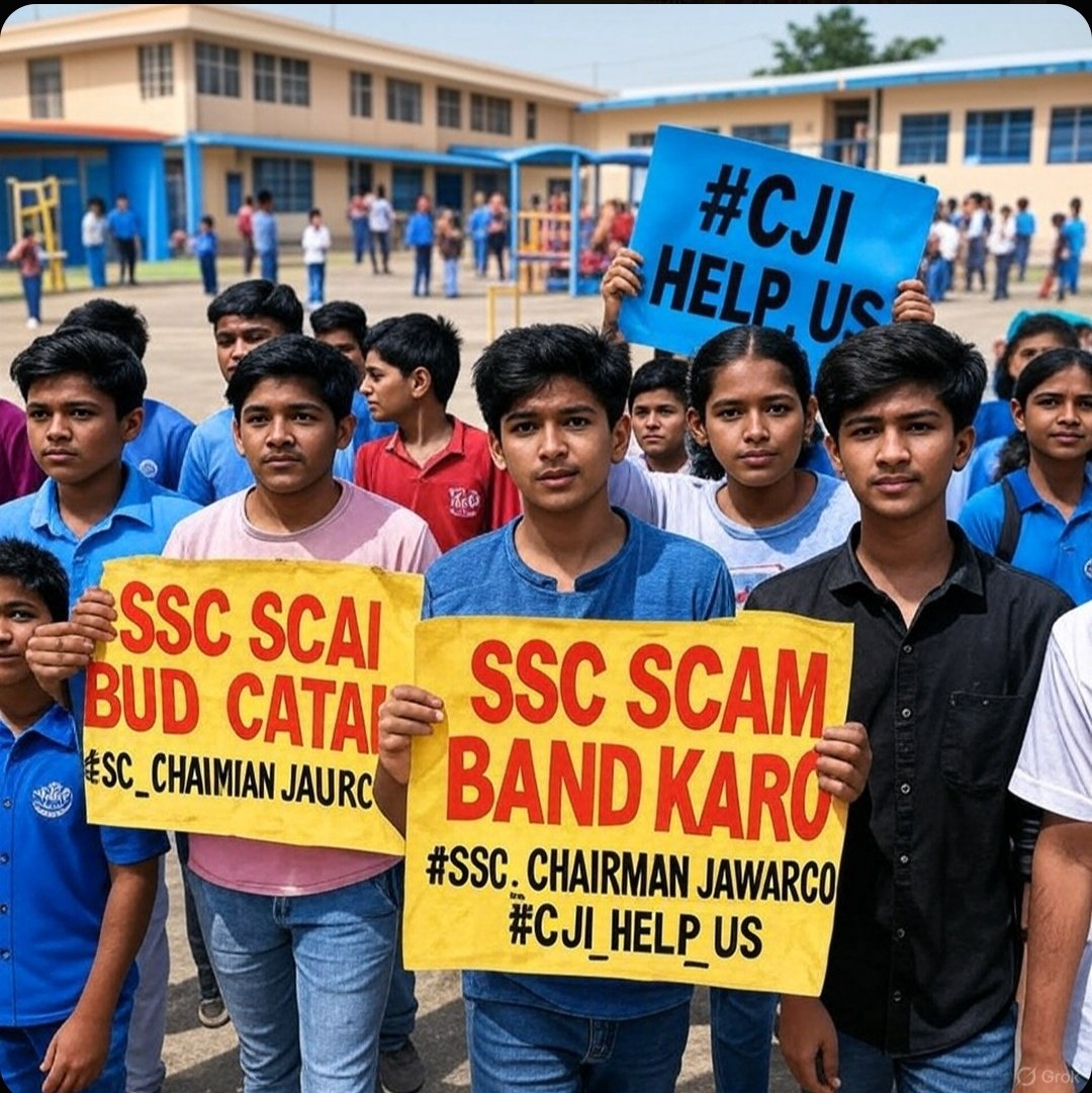 BhilGovindM12's tweet image. पेपर लीक पर चुप्पी क्यों??
युवाओं का भविष्य दांव पर है।
SSC जागो, सिस्टम सुधारो!!
#cji_help_us
#SSC_System_Sudharo
#ssc_chairman_jwab_do