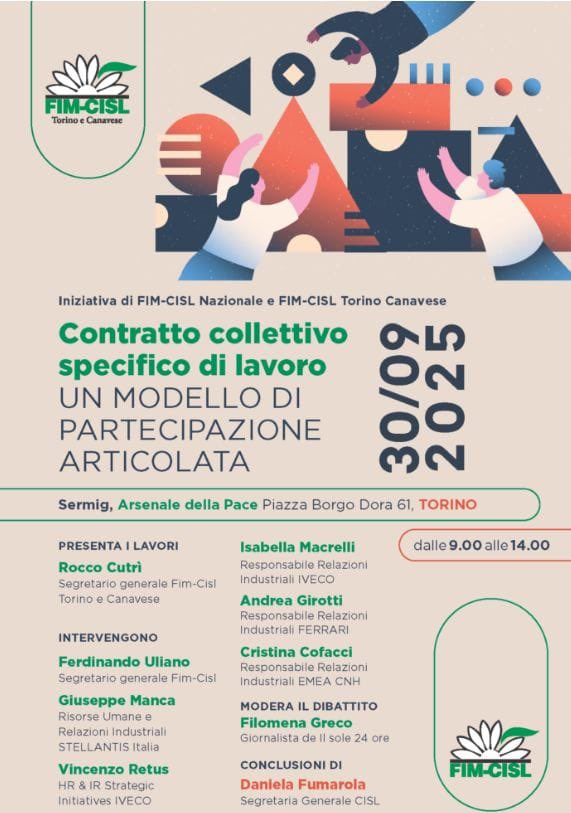 #Uliano #FIM 👉 la scelta della partecipazione dentro il CCSL non è stata facile, ma ci ha permesso di avere investimenti e occupazione ma anche il rilancio della contrattazione in un momento molto difficile sul piano delle relazioni e del lavoro.