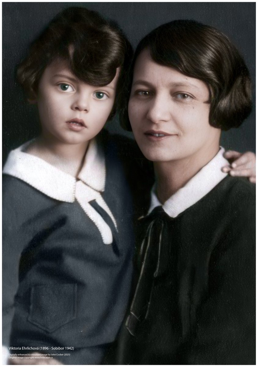 On this day in 1896, a Czechoslovak Jewish woman was born. On the 7 May 1942 she was deported to Theresienstadt with her husband and son (16) and on the 9 May 1942 to Sobibór where she perished. Her name was Viktoria Ehrlichová

Support <a href="/Sticht_Sobibor/">Sobibor Foundation - Stichting Sobibor</a>