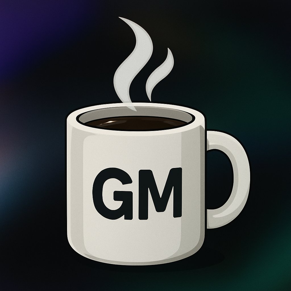 Coffee’s on us.

Now go out, check in. GM