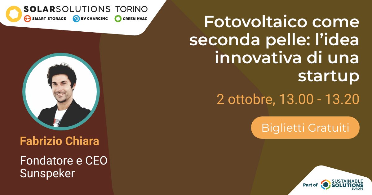🔥#Torino is on fire!
-1 all'<a href="/italiantechweek/">Italian Tech Week</a>
-2 al #SolarSolutionsInternational
Nei prossimi giorni ci trovate tra le #OGR e il <a href="/LingottoFiere/">Lingotto Fiere Torino</a> per incontri, panel e demo private di #SeeBeyond.
L’agenda è rovente, ma scriveteci in PM per un incontro! 🚀
#Fundraising
#Cleantech
