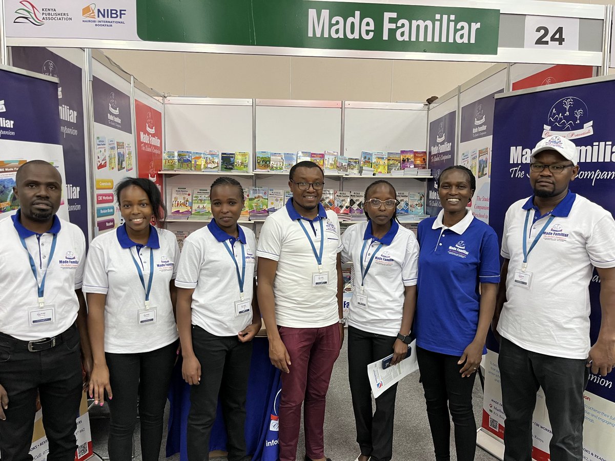 Madefamiliar's tweet photo. We appreciate your support at The 26th International Bookfair at Sarit Expo Centre last week. Lets keep nurturing the love for learning.

 #madefamiliar #saritexpo #learning #ke https://t.co/MG6VWCKagM