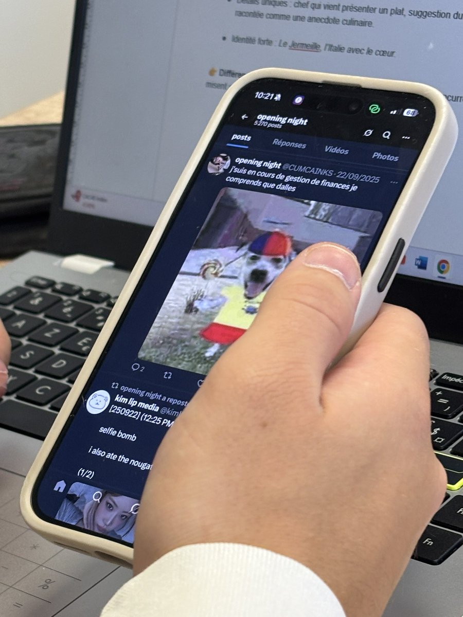 opening night tweet media