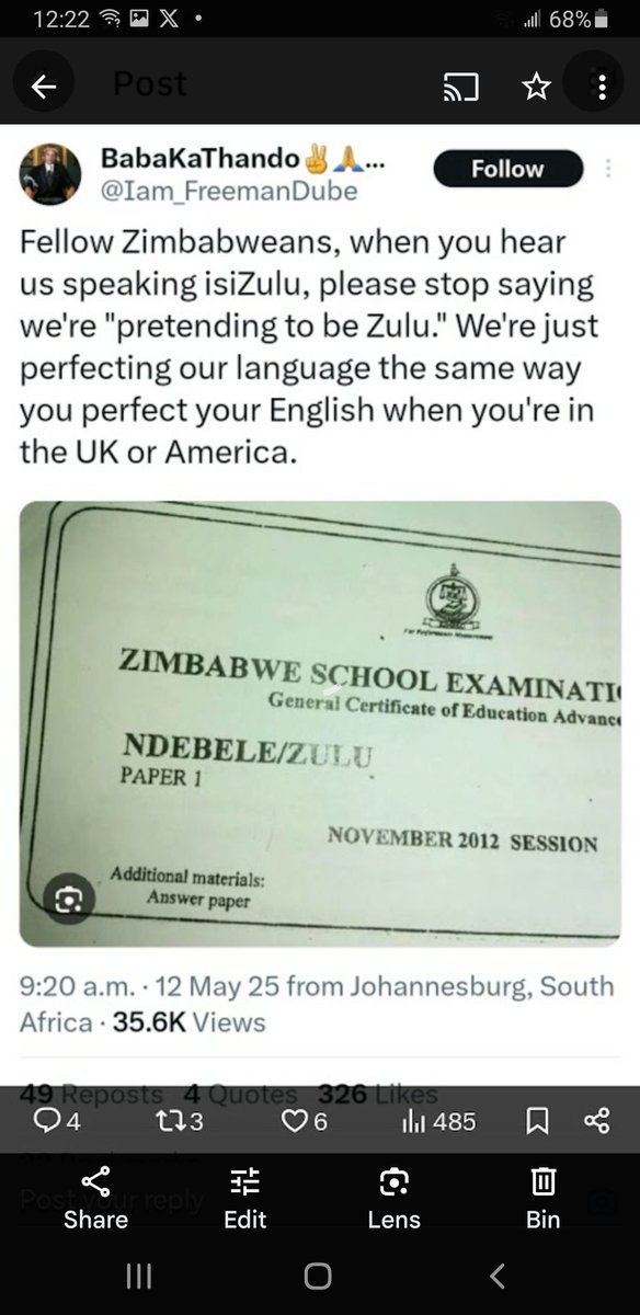 kudakwashe marazanye (@kmarazanye) on Twitter photo 🇿🇼 is 85% Shona, 5% Ndebele,10% others and this should be reflected in all spheres not 50-50 Shona-Ndebele parity. Ndebele/Zulu is 96% in its native KZN in SA
<a href="/Jamwanda2/">Jamwanda</a> <a href="/nickmangwana/">Nick Mangwana</a> <a href="/NicMoyo/">Nicholas Moyo</a> <a href="/ProfPMavima/">Prof. Paul Mavima</a> <a href="/AlexanderRusero/">Alexander Rusero - #ShutUp&Write!</a> <a href="/cdesetfree/">Setfree Nherera Mafukidze 🇿🇼</a> <a href="/TendayiManyange/">Tendayi Manyange</a> <a href="/HonJMuswereJnr/">Jenfan Muswere</a> <a href="/MhonaFelix/">Felix Tapiwa Mhona</a> 🇿🇼 is 85% Shona, 5% Ndebele,10% others and this should be reflected in all spheres not 50-50 Shona-Ndebele parity. Ndebele/Zulu is 96% in its native KZN in SA
<a href="/Jamwanda2/">Jamwanda</a> <a href="/nickmangwana/">Nick Mangwana</a> <a href="/NicMoyo/">Nicholas Moyo</a> <a href="/ProfPMavima/">Prof. Paul Mavima</a> <a href="/AlexanderRusero/">Alexander Rusero - #ShutUp&Write!</a> <a href="/cdesetfree/">Setfree Nherera Mafukidze 🇿🇼</a> <a href="/TendayiManyange/">Tendayi Manyange</a> <a href="/HonJMuswereJnr/">Jenfan Muswere</a> <a href="/MhonaFelix/">Felix Tapiwa Mhona</a>