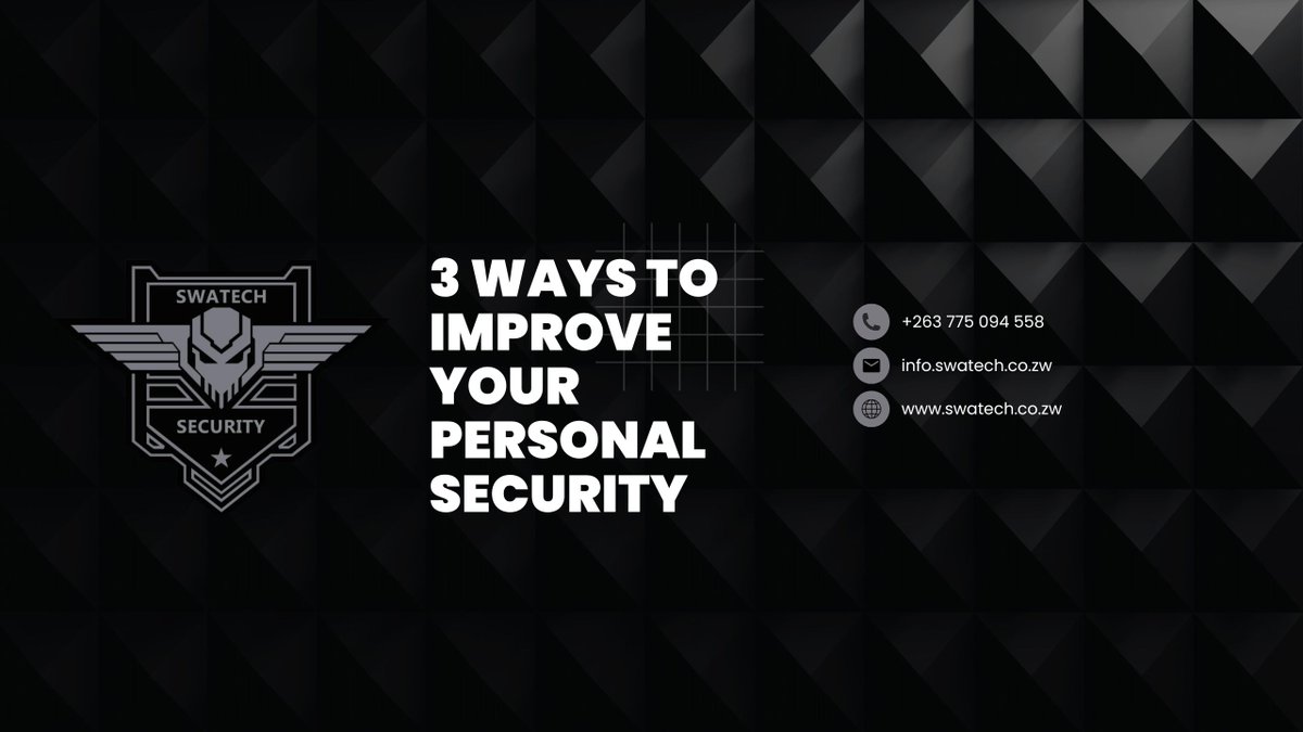 SwatechSecurity's tweet image. 3 Ways to Improve Your Security:
1️⃣ Stay unpredictable -don’t let criminals track your routine.
2️⃣ Invest in CCTV, alarms &amp;amp; smart locks.
3️⃣ Always background check staff &amp;amp; service providers.

🛡️ Security isn’t a product, it’s a habit!
#SecurityTips #SafetyFirst #StaySafe