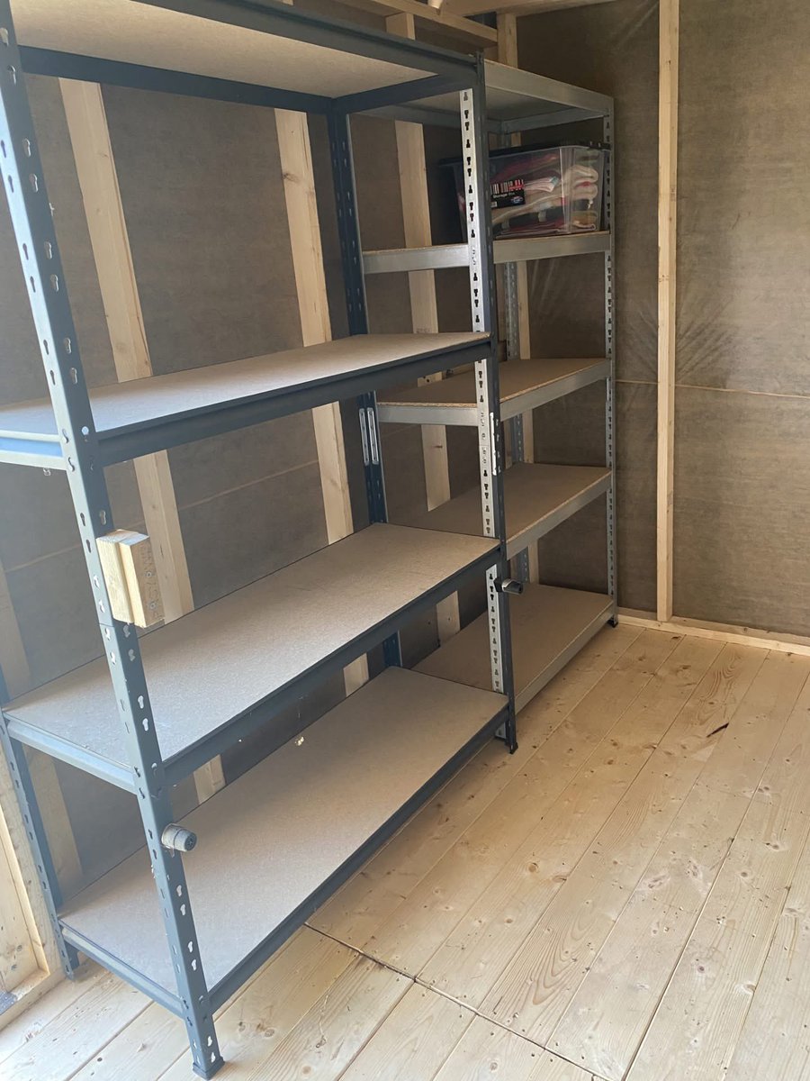 Following our recent appeal for shelving and storage boxes, to help us get organised at our new storage facility, the branch would like to say a massive thank you to Sheila and her daughter, Suzanne, who donated some lovely new shelving units to us!