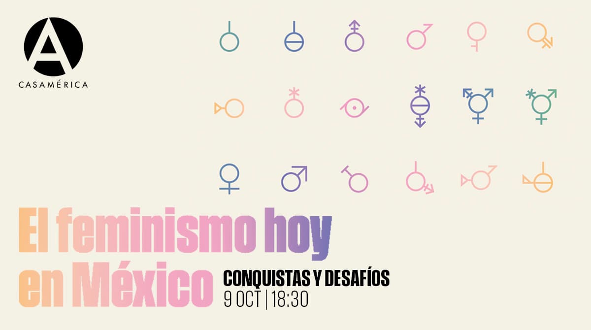 🎤 🇲🇽 Conferencia 'El feminismo hoy en México: conquistas y desafíos', en el marco de #DiálogosUNAM.
👥 Introduce <a href="/CiroMurayamaMx/">Ciro Murayama</a>. Con Marta Lamas y María Jesús Izquierdo.
🤝 Con <a href="/UNAMEspana/">UNAM España</a>, <a href="/UNRISD/">UNRISD</a> y <a href="/penguinlibros/">Penguin España 🐧📚</a>.
📆 9/10
⌚️ 18:30
🎟️ Con inscripción
🔗 casamerica.es/sociedad/el-fe…