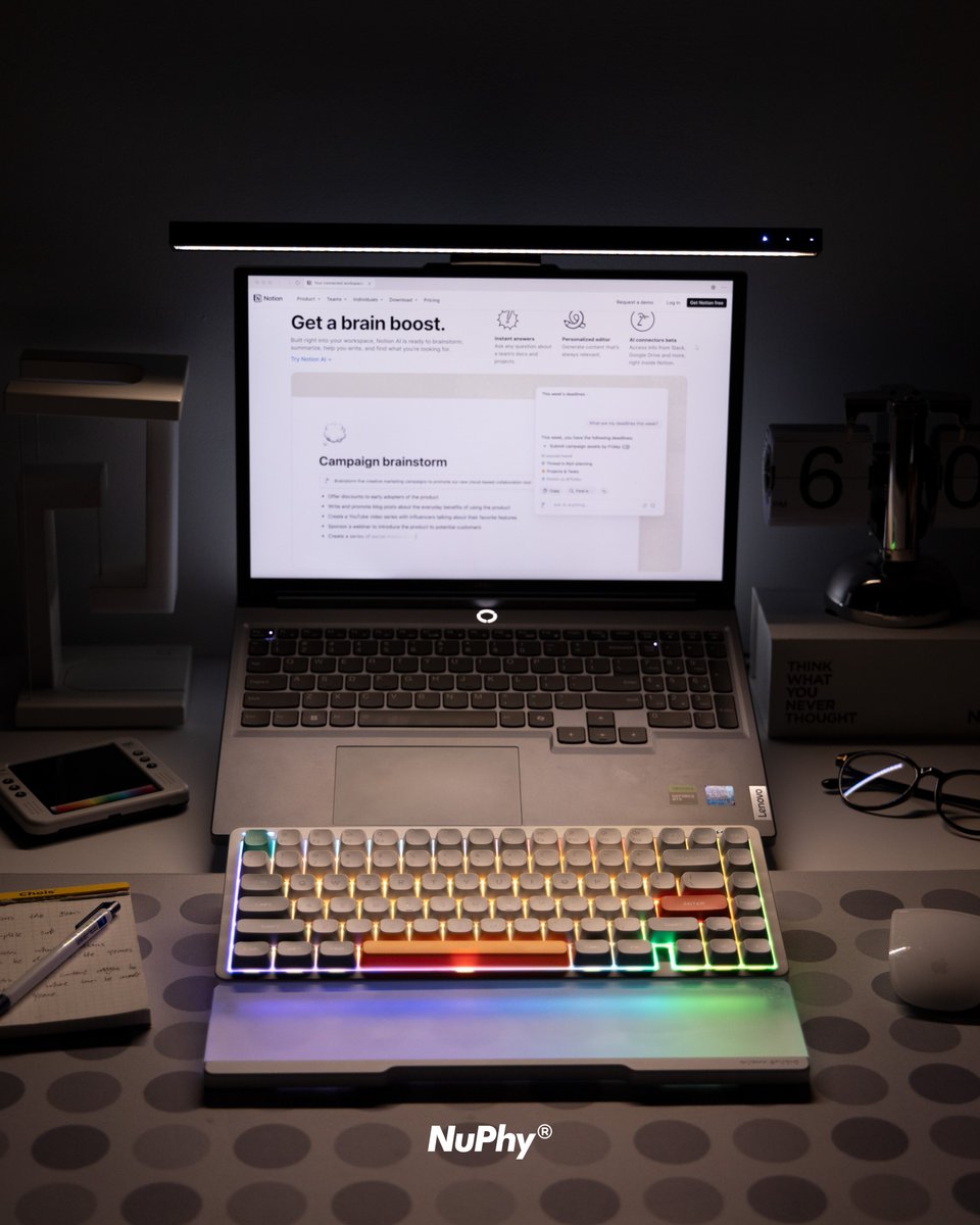 nuphystudio's tweet image. Halo V2-IO | Three Colors, Infinite Glow

Different colors, different moods, all under the Halo light.

#nuphy #keyboard #halov2io #RGBLighting #desksetup #CustomKeyboard #mechanicalkeyboard